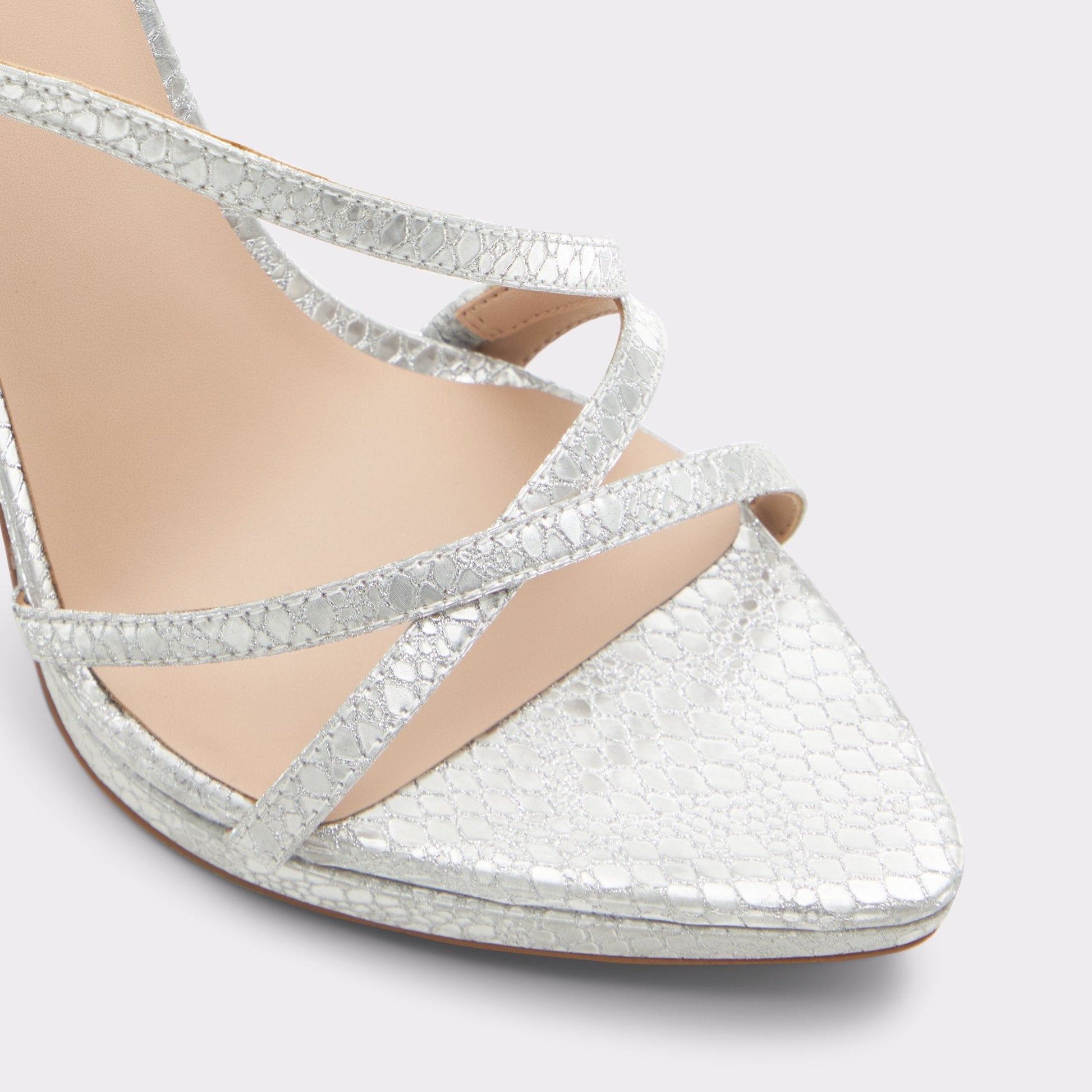 Resurge in Silver - Strappy stiletto sandal, Stiletto heel Aldo Silver
