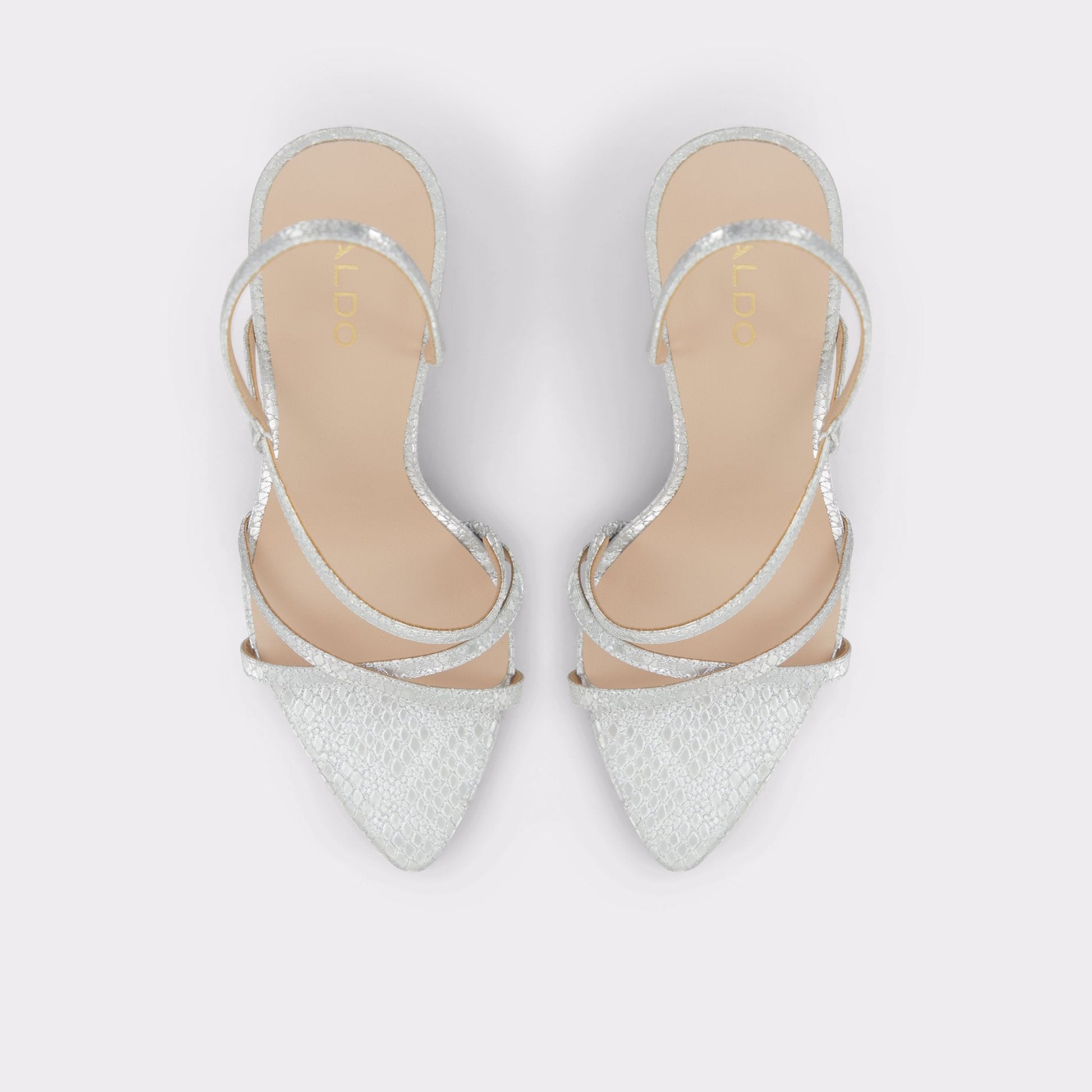 Resurge in Silver - Strappy stiletto sandal, Stiletto heel Aldo Silver
