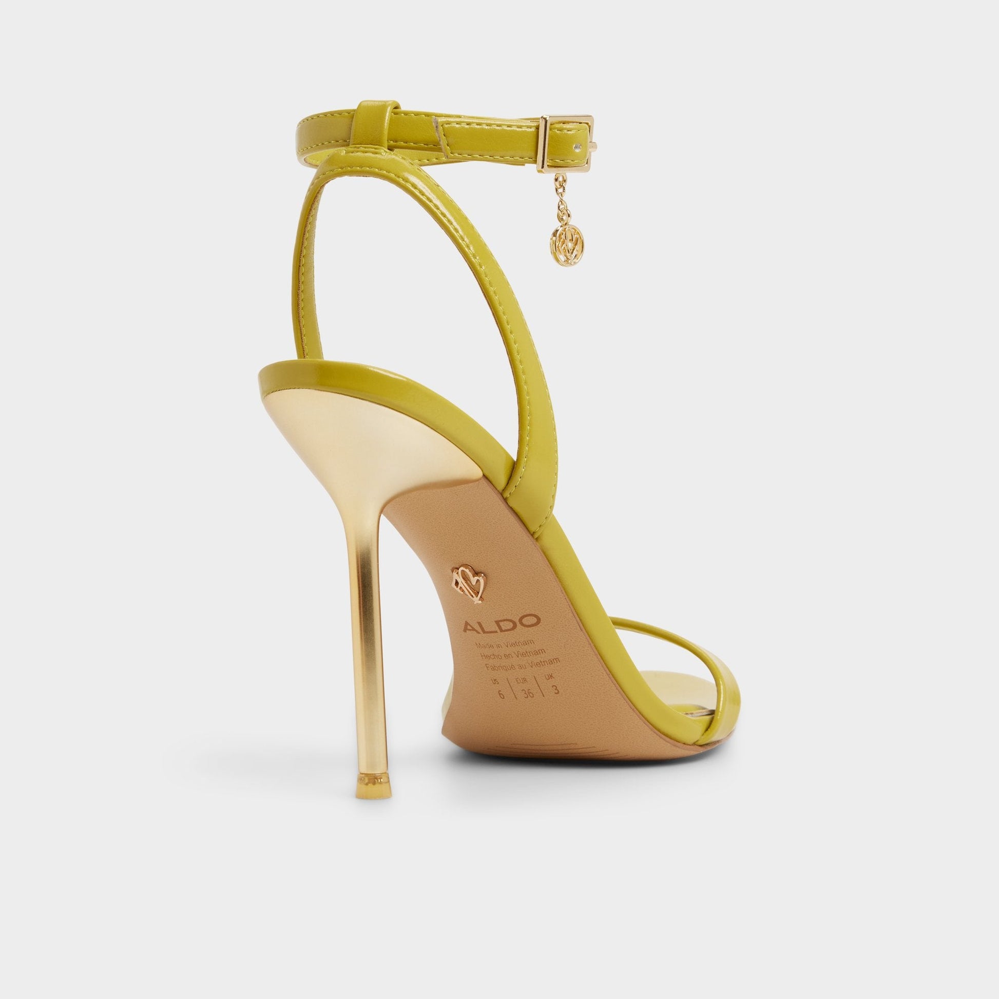 Maristou Lime Green Women's Heeled sandals - Strappy heeled sandal, Stiletto heel Aldo Lime Green