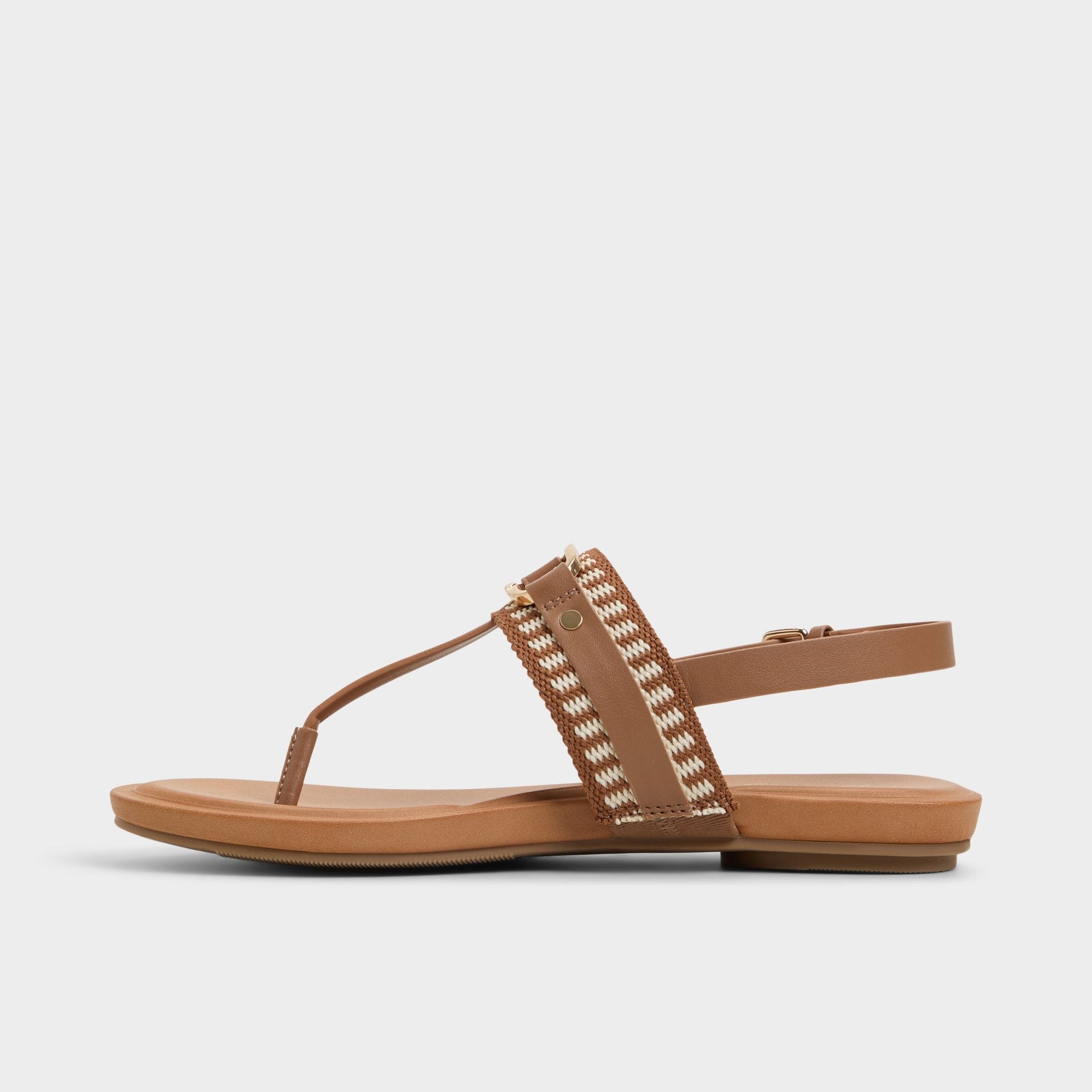 Taylen Medium Brown Women's Festival shoes accessories - T-strap sandal Aldo Medium Brown