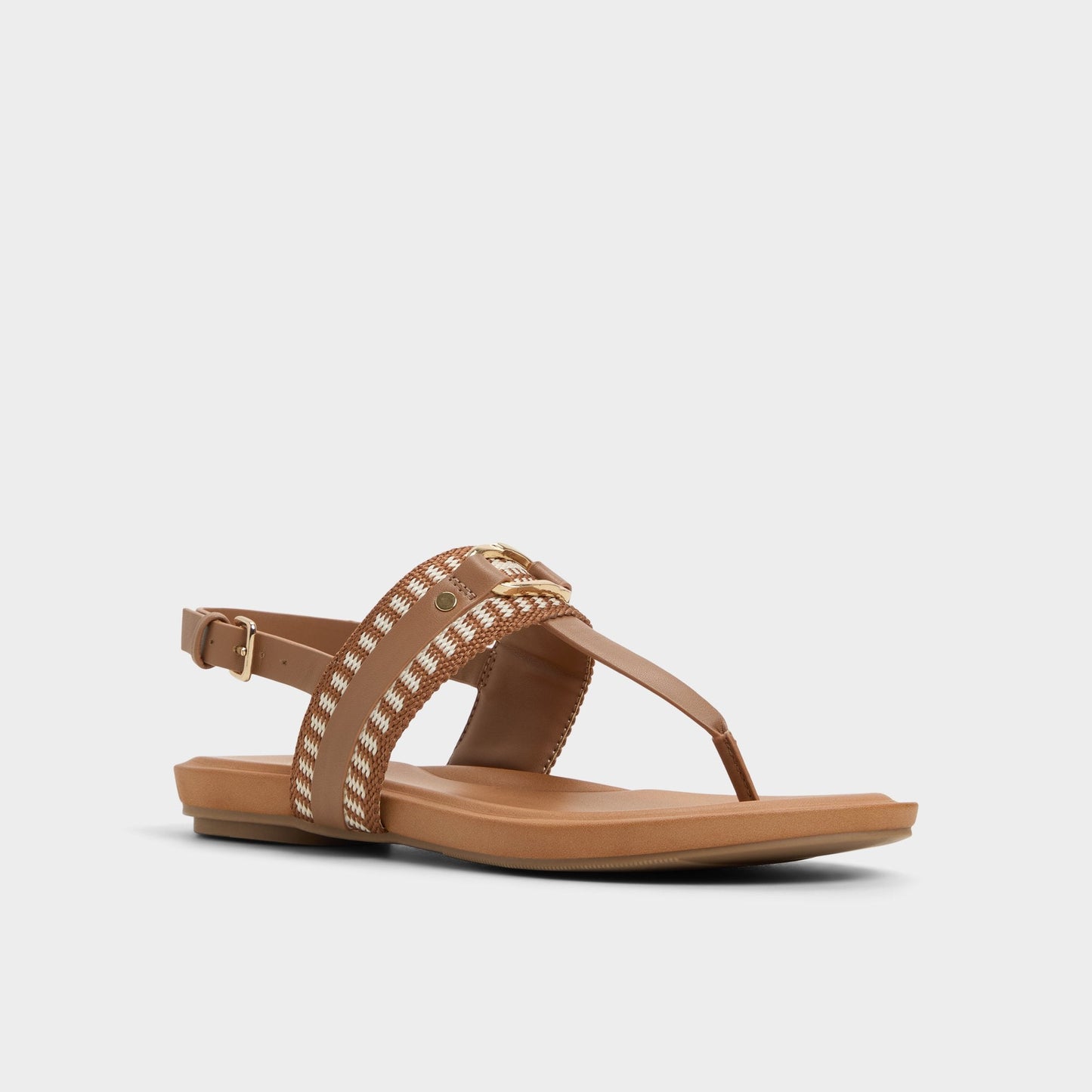 Taylen Medium Brown Women's Festival shoes accessories - T-strap sandal Aldo Medium Brown