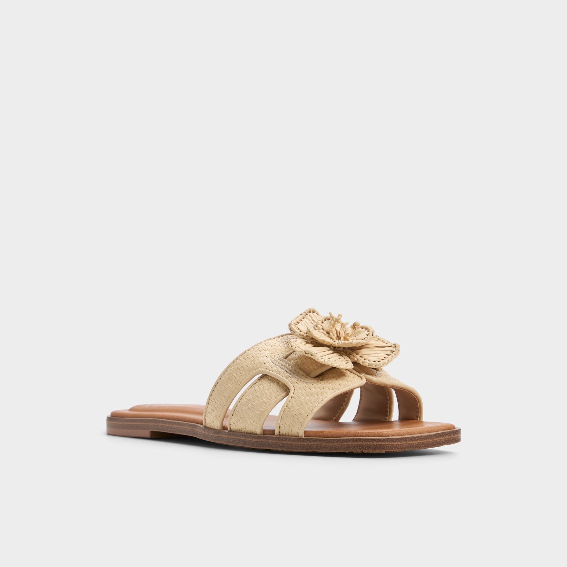 Seaflower Light Beige Women's Flats - Slide sandal Aldo Light Beige