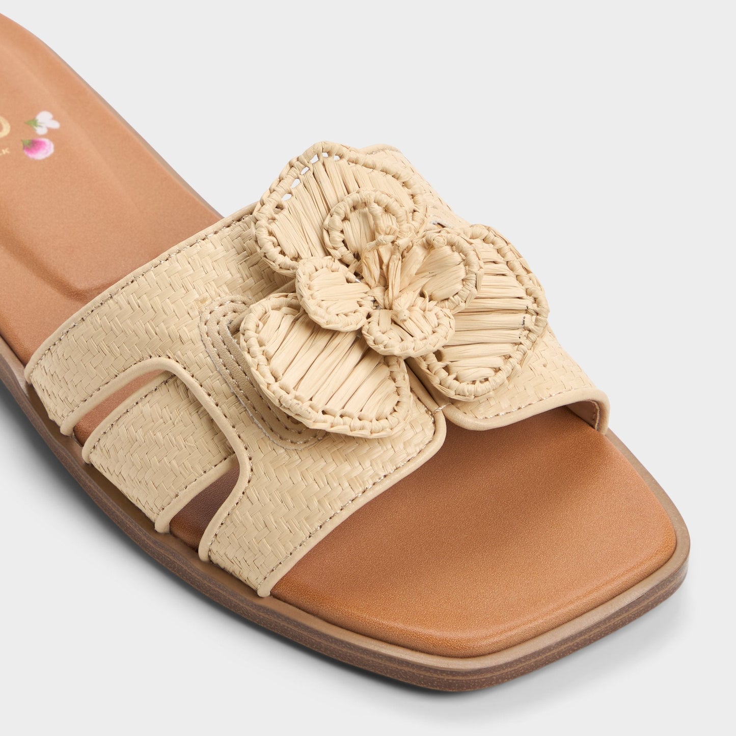 Seaflower Light Beige Women's Flats - Slide sandal Aldo Light Beige