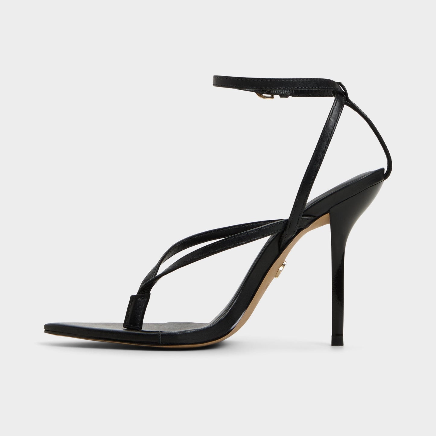 Abyfindley Black Women's Strappy sandals - Heeled flip flop, Stiletto heel Aldo Black