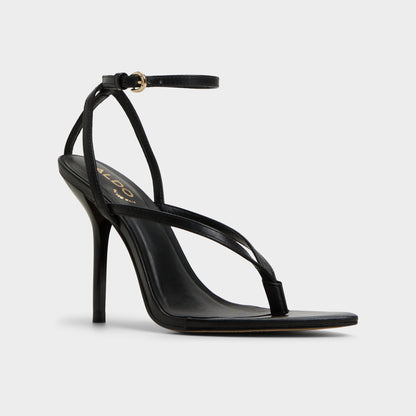 Abyfindley Black Women's Strappy sandals - Heeled flip flop, Stiletto heel Aldo Black