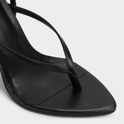 Abyfindley Black Women's Strappy sandals - Heeled flip flop, Stiletto heel Aldo Black