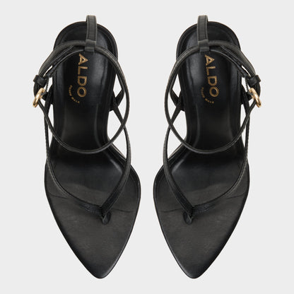 Abyfindley Black Women's Strappy sandals - Heeled flip flop, Stiletto heel Aldo Black