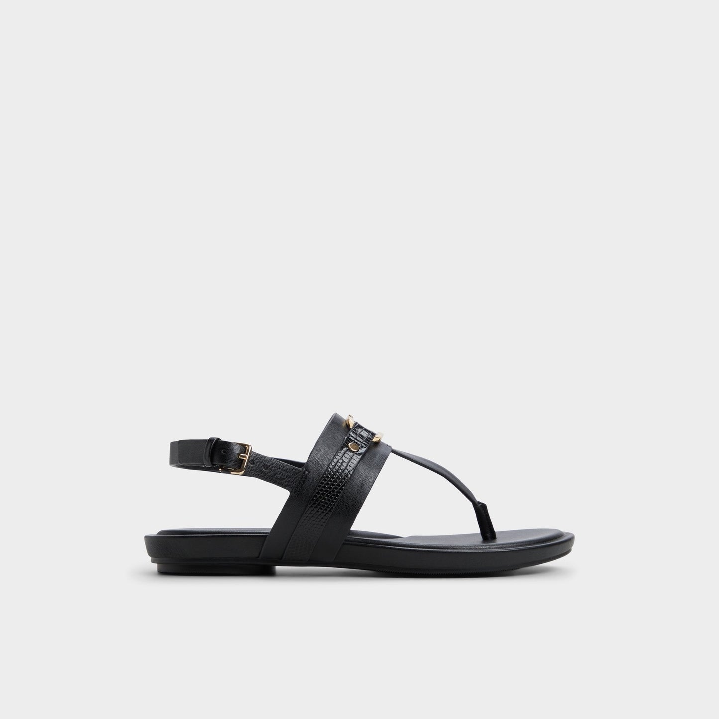 Taylen Black Women's Footbed sandals - T-strap sandal Aldo Black