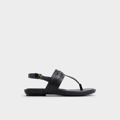Taylen Black Women's Footbed sandals - T-strap sandal Aldo Black