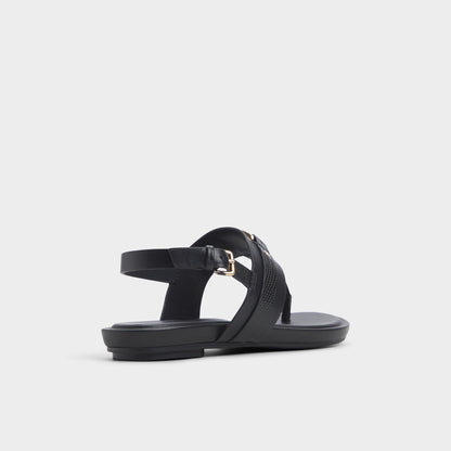 Taylen Black Women's Footbed sandals - T-strap sandal Aldo Black
