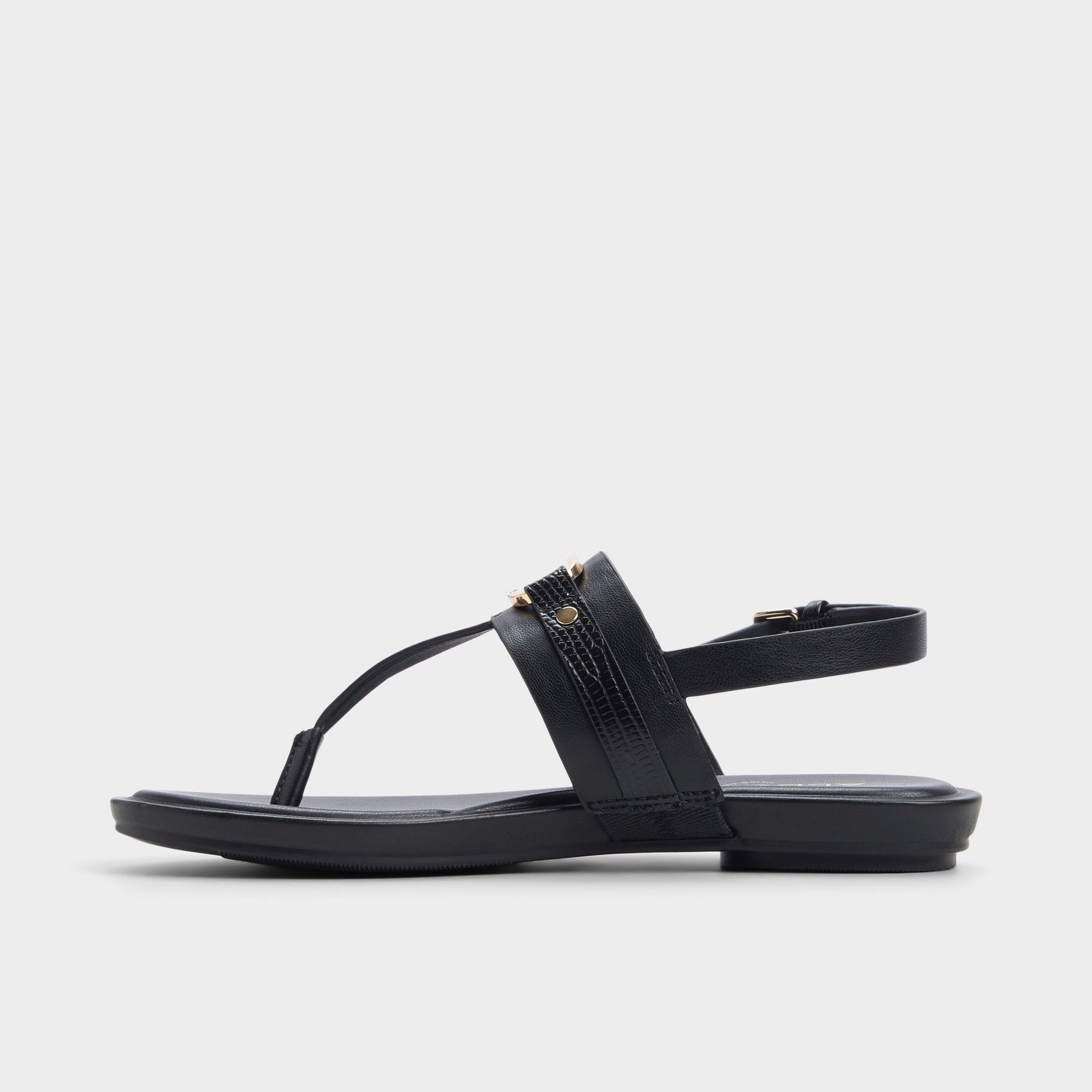 Taylen Black Women's Footbed sandals - T-strap sandal Aldo Black