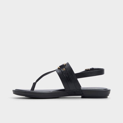 Taylen Black Women's Footbed sandals - T-strap sandal Aldo Black