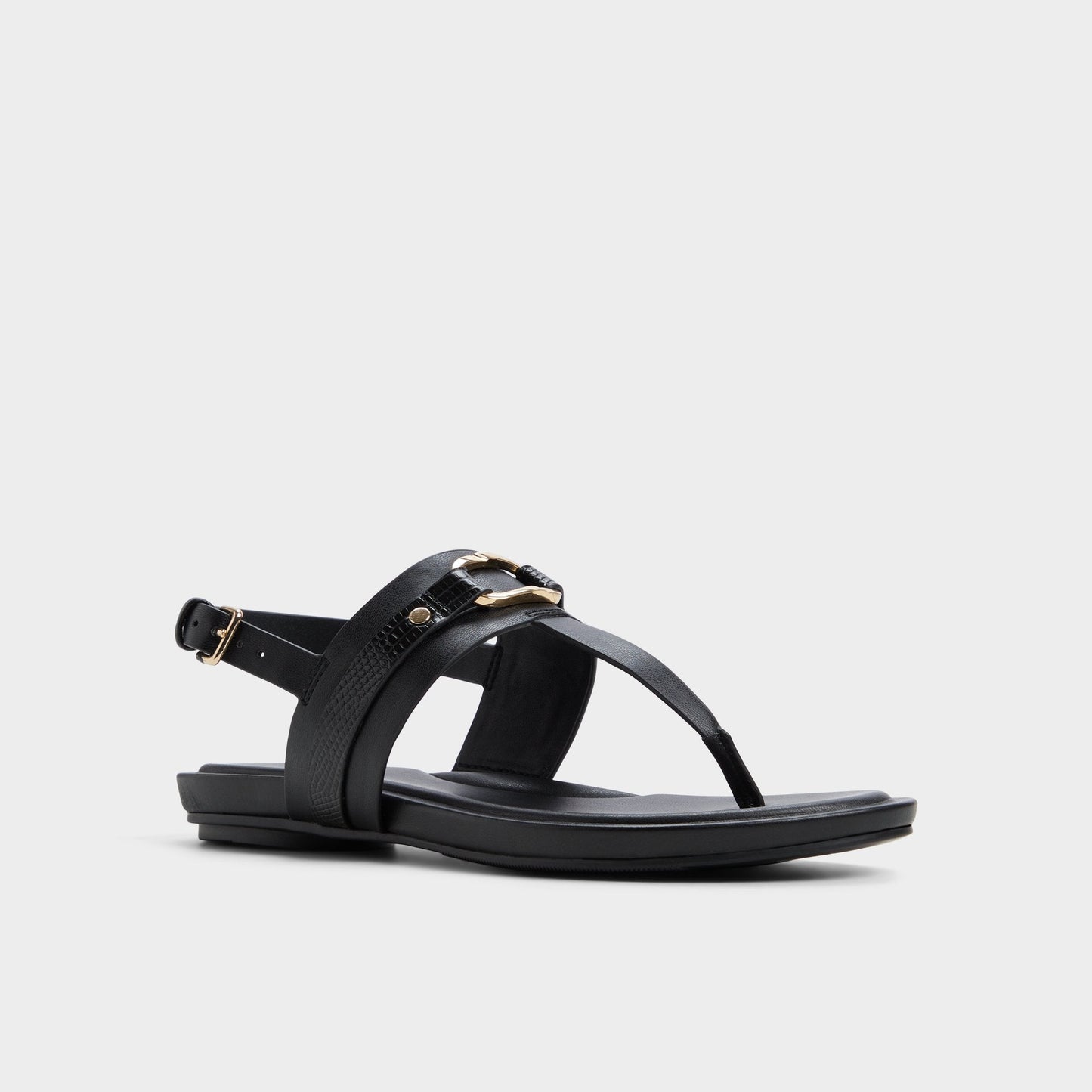 Taylen Black Women's Footbed sandals - T-strap sandal Aldo Black