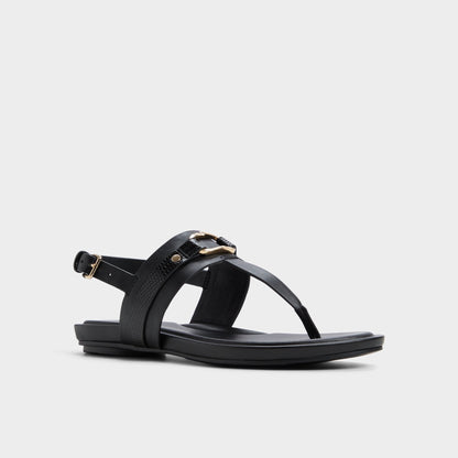 Taylen Black Women's Footbed sandals - T-strap sandal Aldo Black