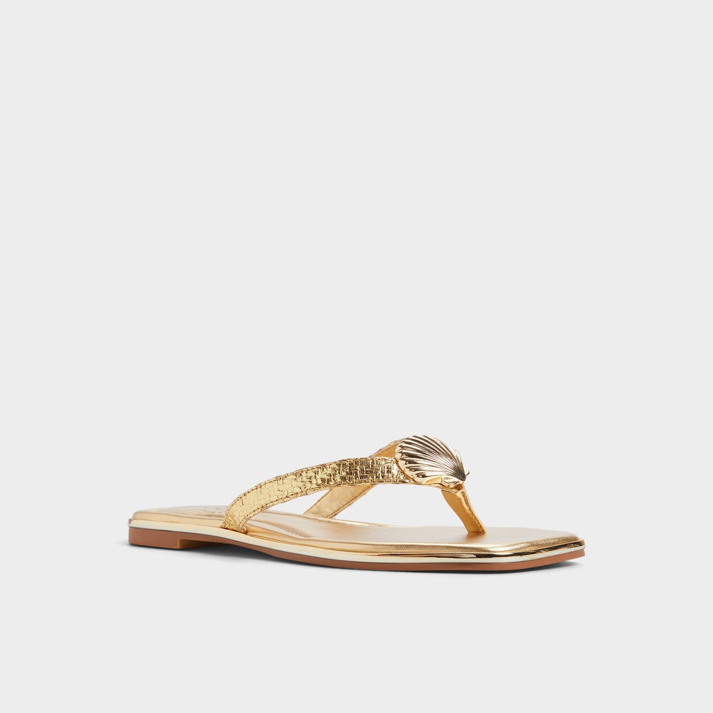 Conchiglia Gold Women's Flats - Flip flop Aldo Gold