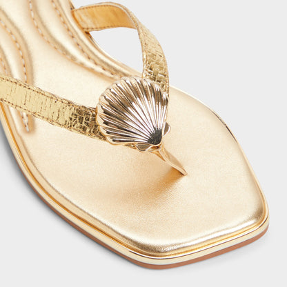 Conchiglia Gold Women's Flats - Flip flop Aldo Gold