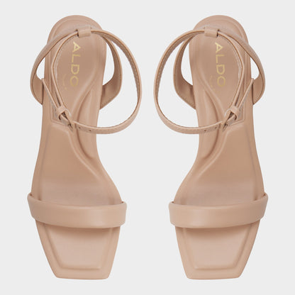 Aurorai Bone Women's Strappy sandals - Strappy heeled sandal, Block heel Aldo Bone