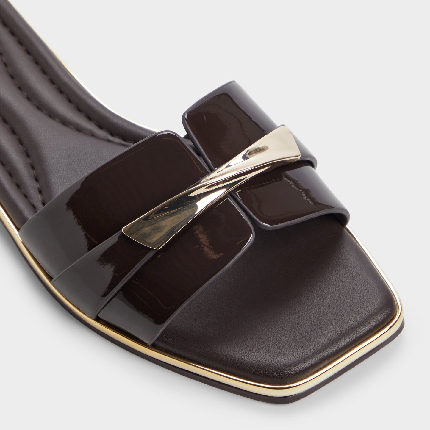 Darlina Medium Brown Women's Flats - Slide sandal Aldo Medium brown