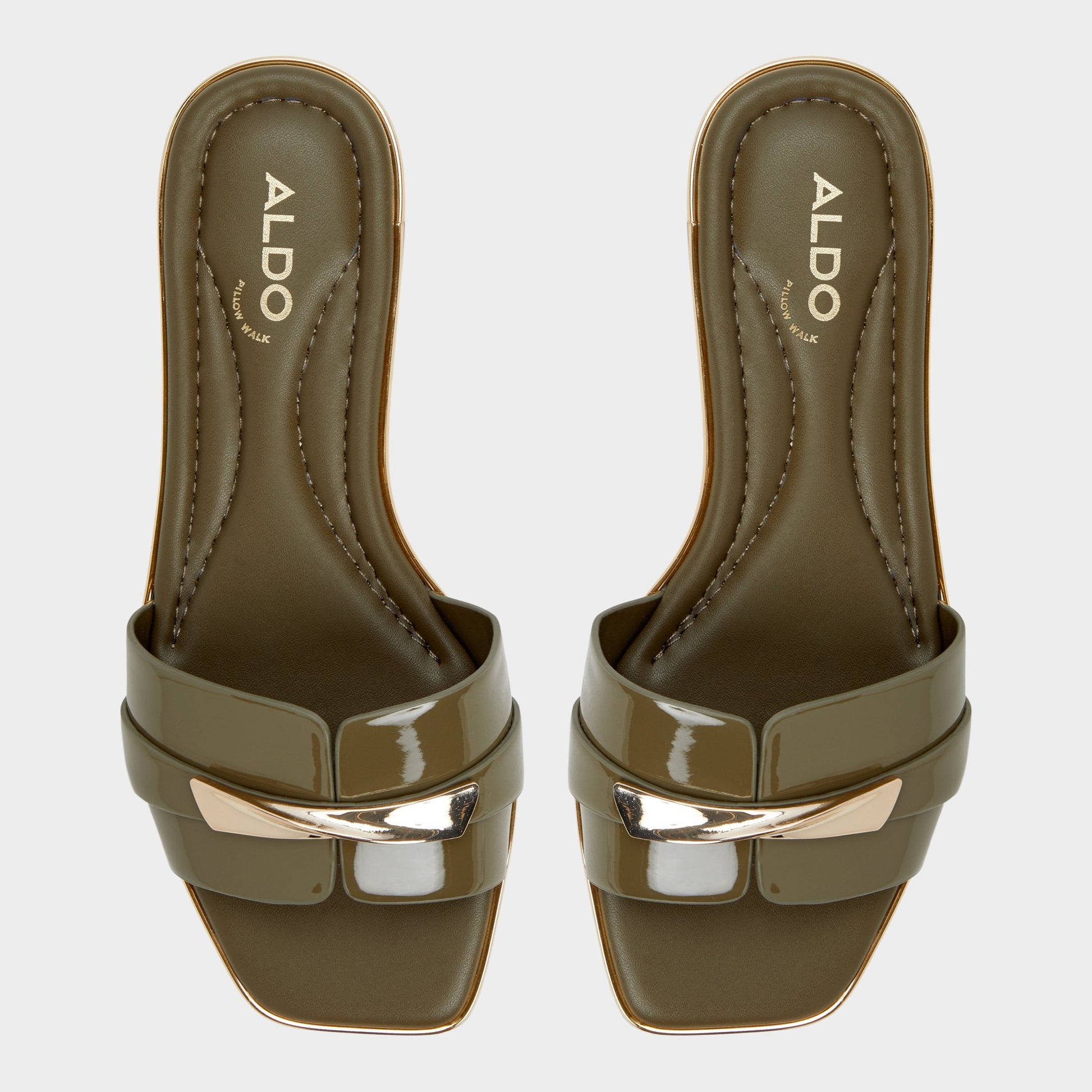 Darlina Other Green Women's Flats - Slide sandal Aldo Other green
