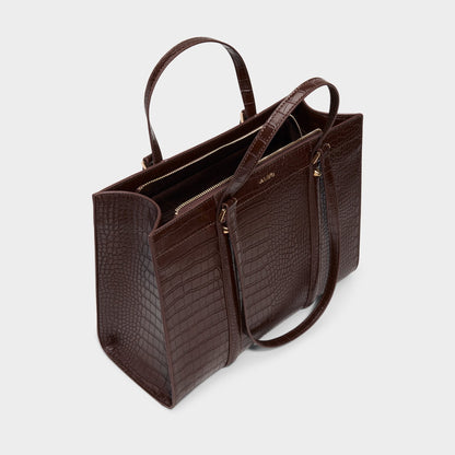 Ninetofivee in Dark Brown - Tote bag Aldo Dark Brown