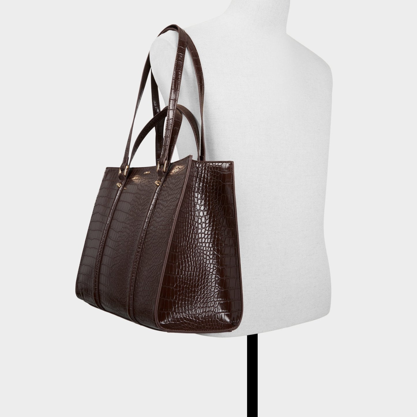 Ninetofivee in Dark Brown - Tote bag Aldo Dark Brown