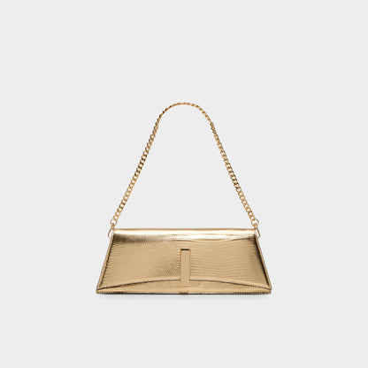 Mmychaelaa in Gold - Clutch Aldo Gold