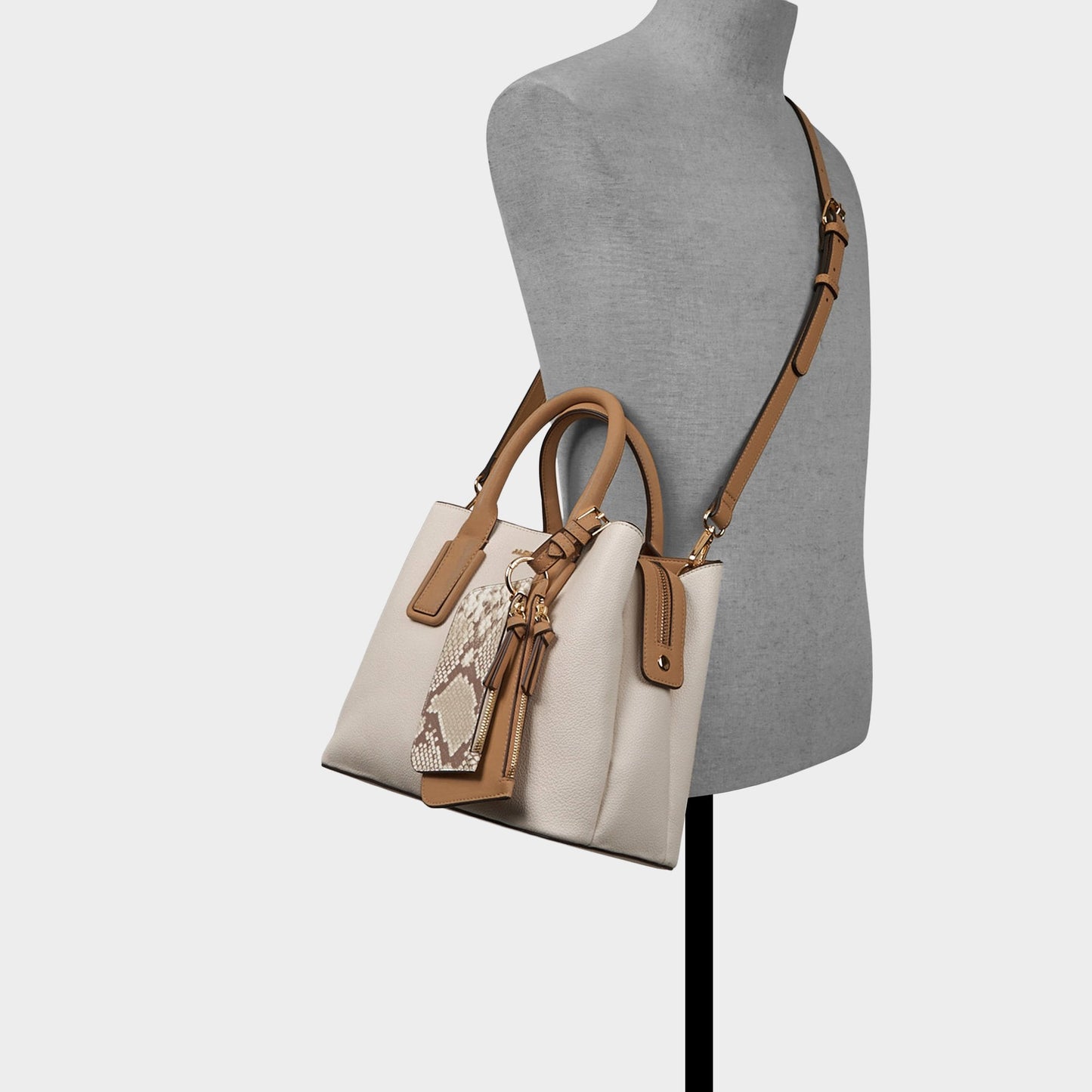 Jeynnaa in Bone - Satchel bag Aldo Bone