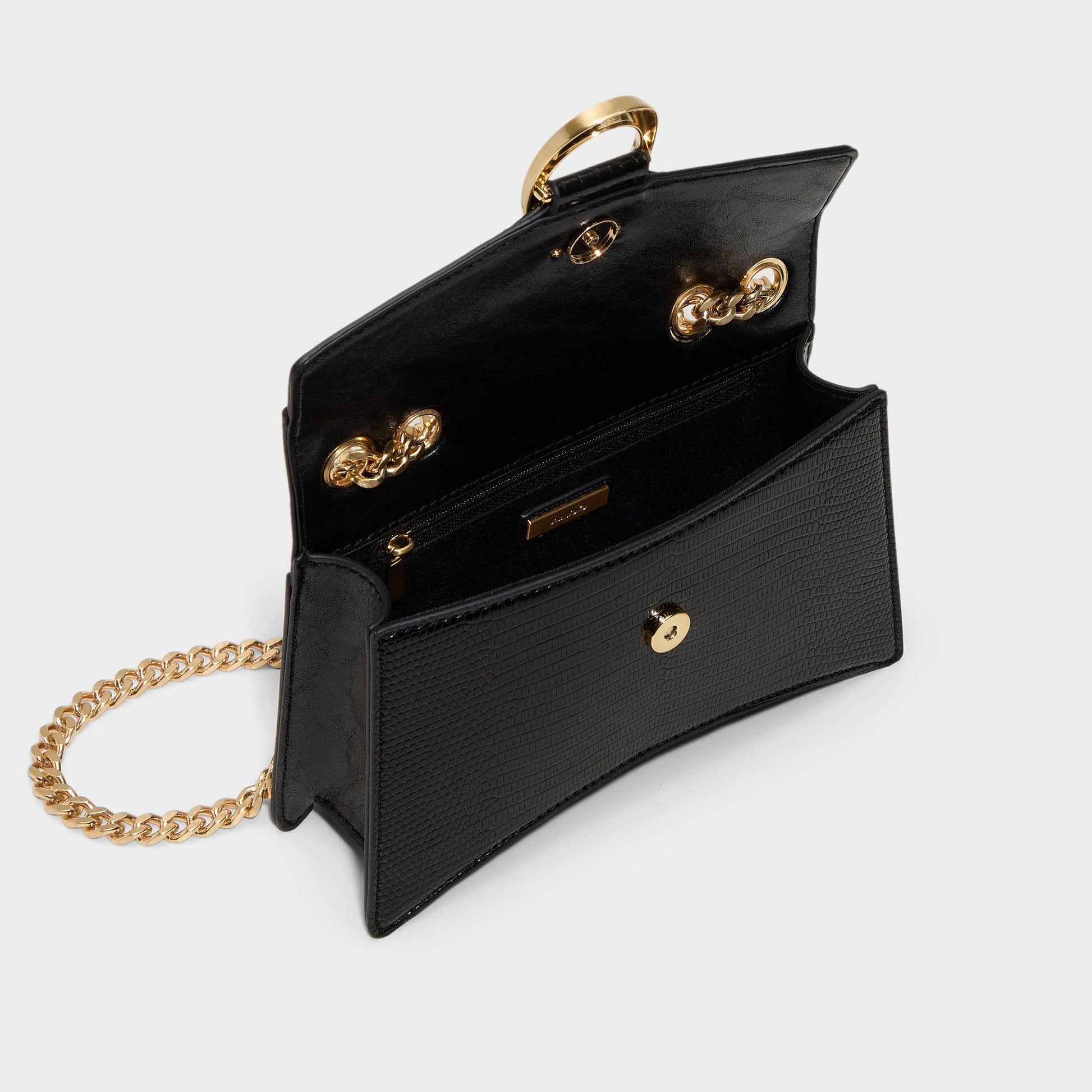 Fortunaax in Black Overflow - Crossbody bag Aldo Black overflow