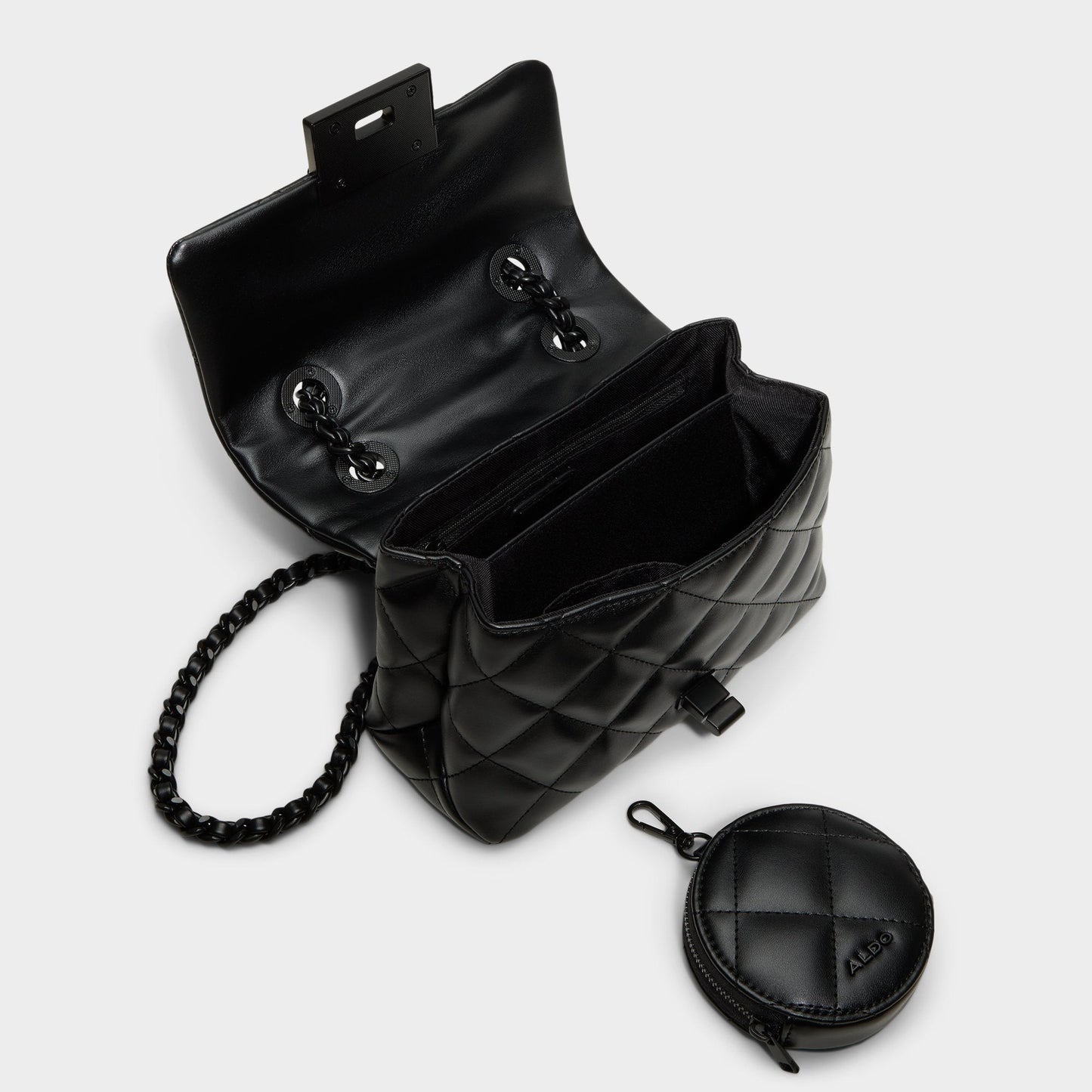 Letissee in Black Black - Crossbody bag Aldo Black/Black