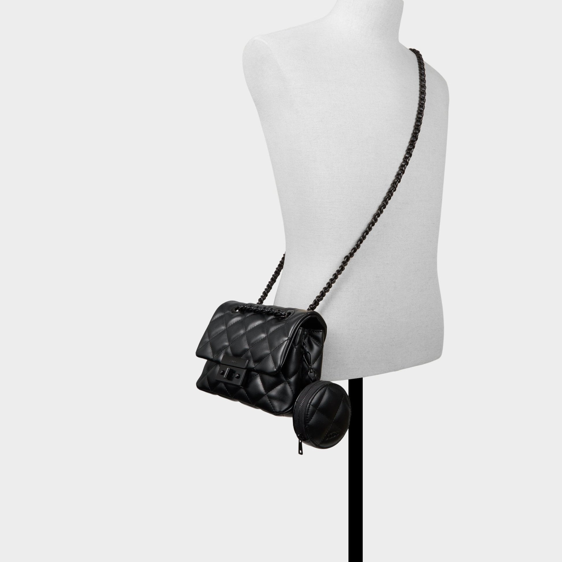 Letissee in Black Black - Crossbody bag Aldo Black/Black