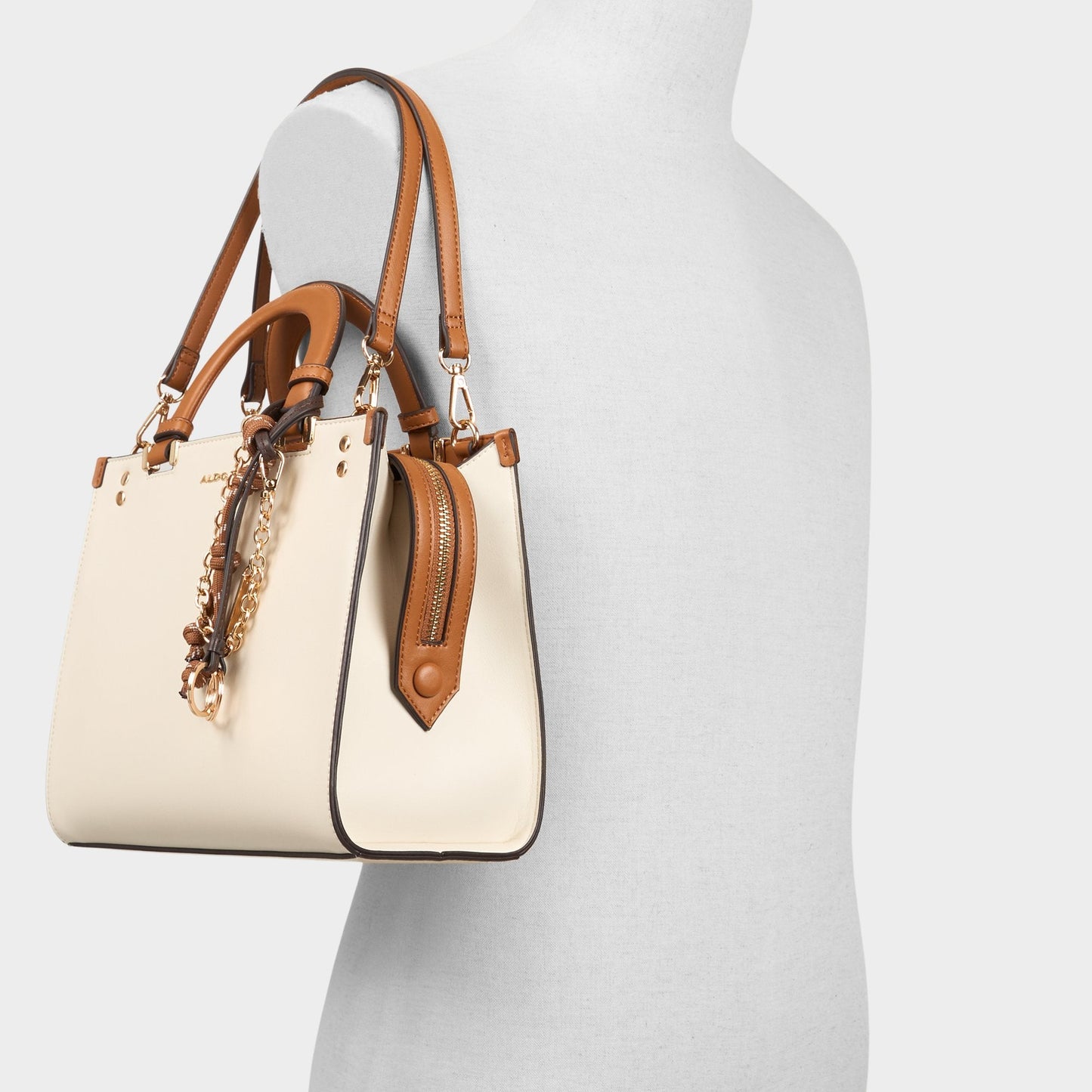 Almarisaa in Tan Combo - Satchel bag Aldo Tan combo