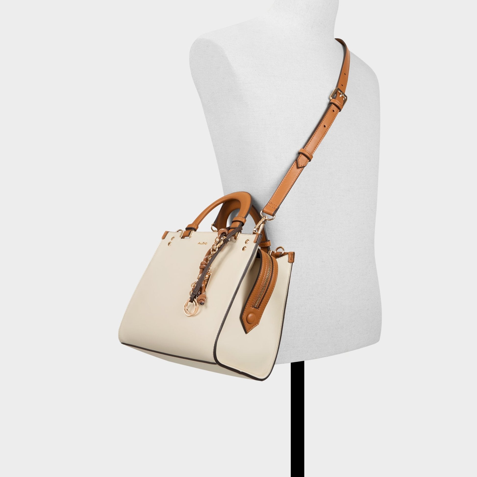 Almarisaa in Tan Combo - Satchel bag Aldo Tan combo