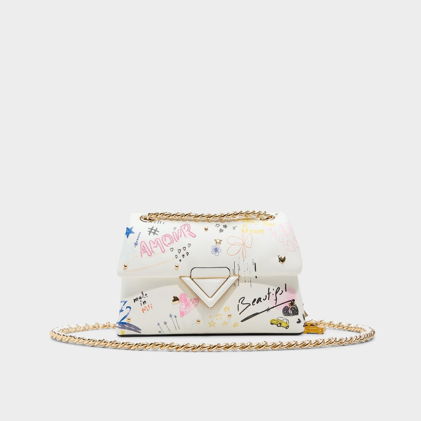 Doodlesoftpufff in White Combo - Crossbody bag Aldo White combo