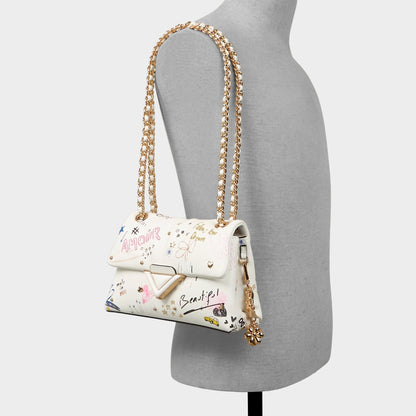 Doodlesoftpufff in White Combo - Crossbody bag Aldo White combo