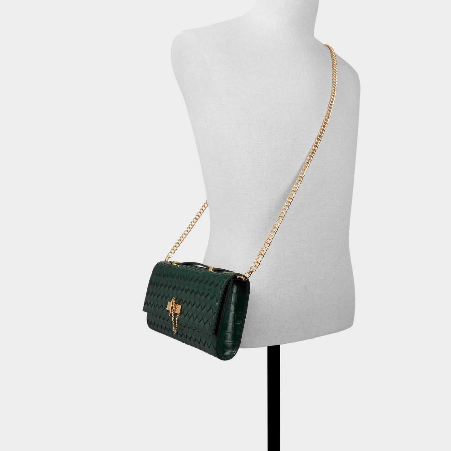 Rouxx in Dark Green - Clutch Aldo Dark green