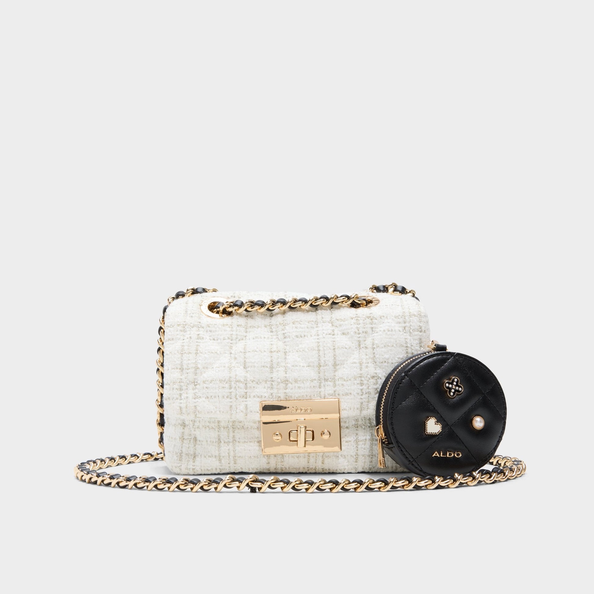 Letissee in Black White - Crossbody bag Aldo Black/White
