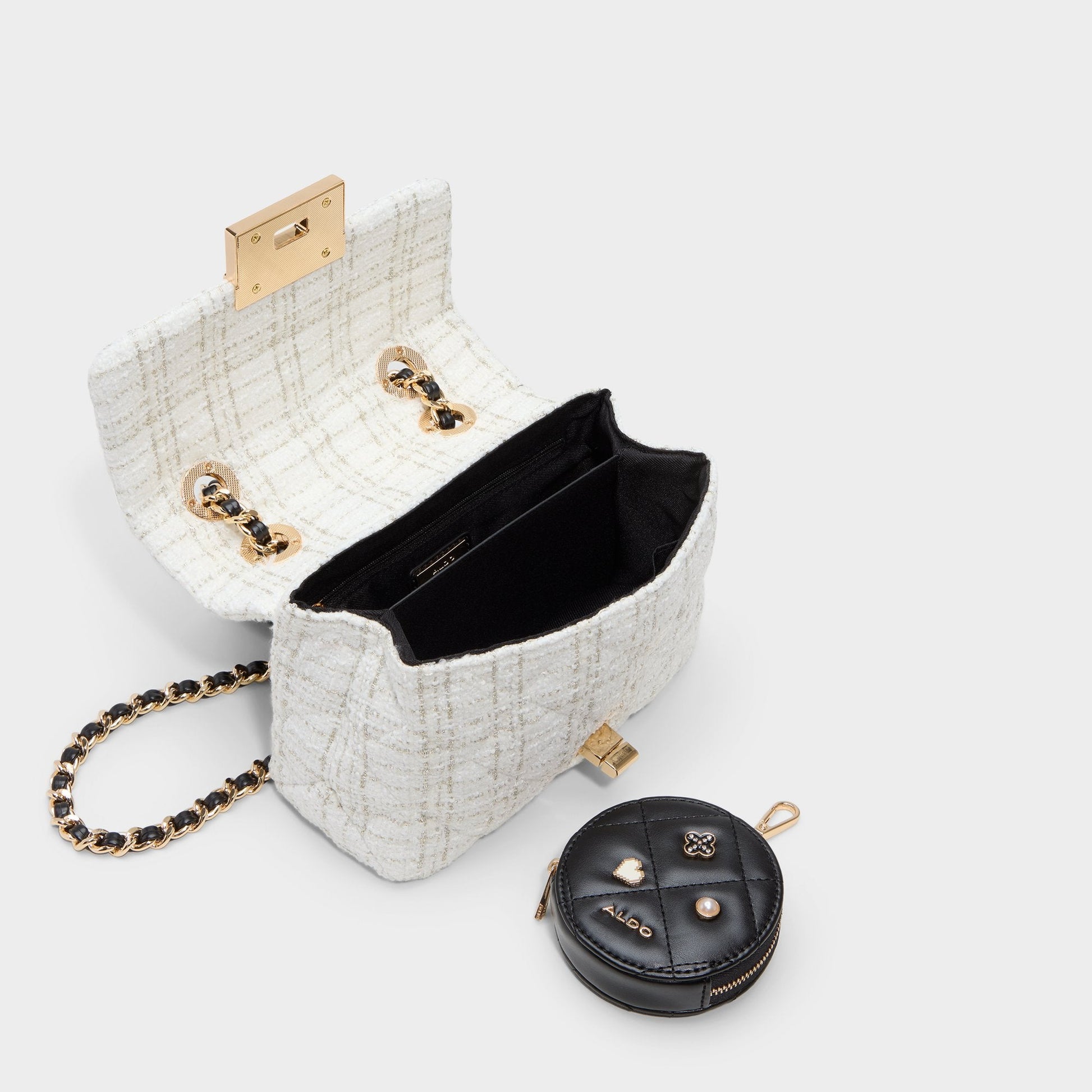 Letissee in Black White - Crossbody bag Aldo Black/White
