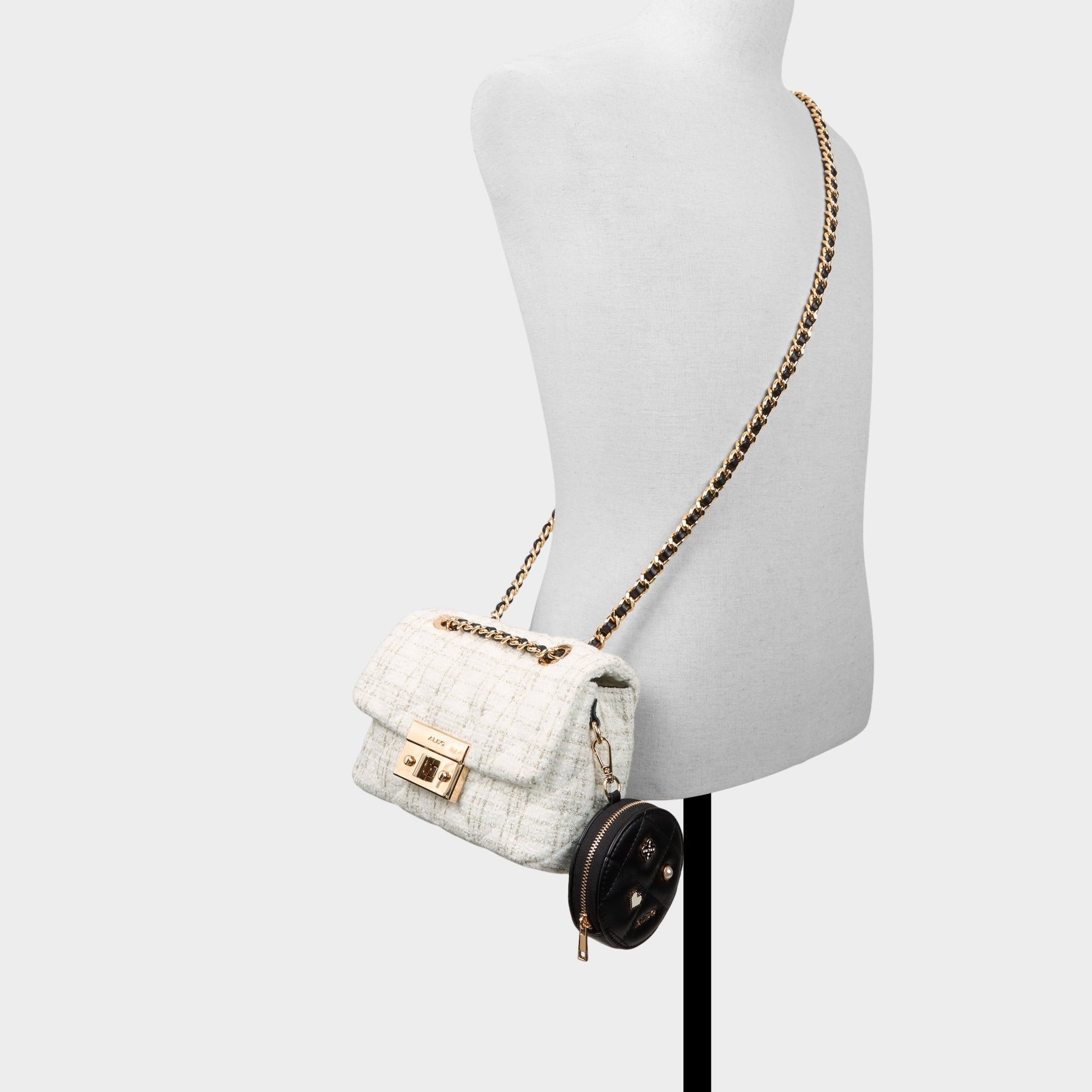 Letissee in Black White - Crossbody bag Aldo Black/White