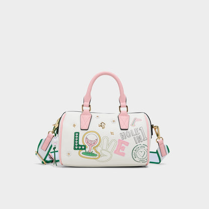 Fisney White Combo Women's Mini bags - Barrel bag Aldo White Combo