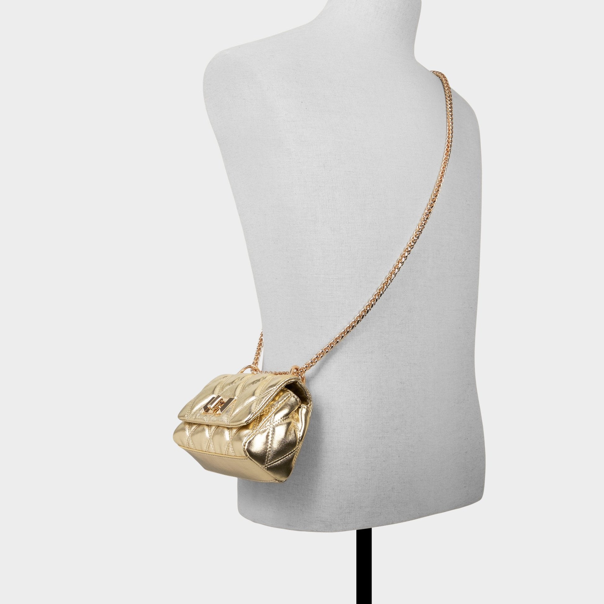 Ledia Gold Women's Iridescent metallics - Crossbody bag Aldo Gold