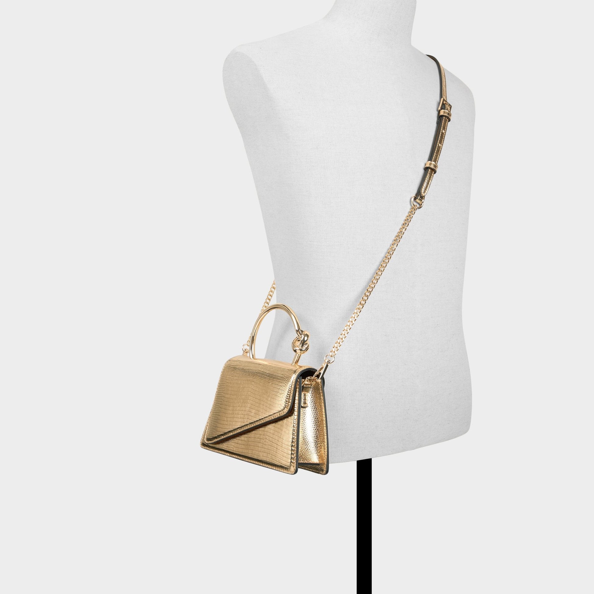 Aellaax Gold Women's Top Handle Bags - Top handle bag Aldo Gold