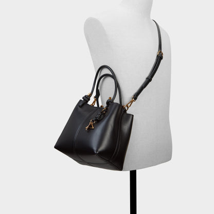 Evielily Black Overflow Women's Shoulder Bags - Satchel bag Aldo Black Overflow