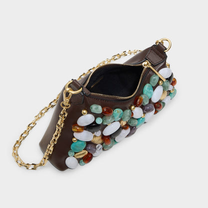Coastalgemm in Dark Brown - Shoulder bag Aldo Dark Brown