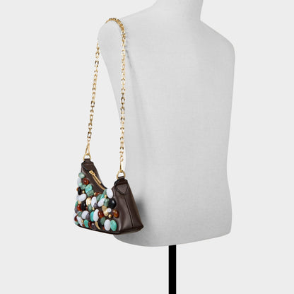 Coastalgemm in Dark Brown - Shoulder bag Aldo Dark Brown
