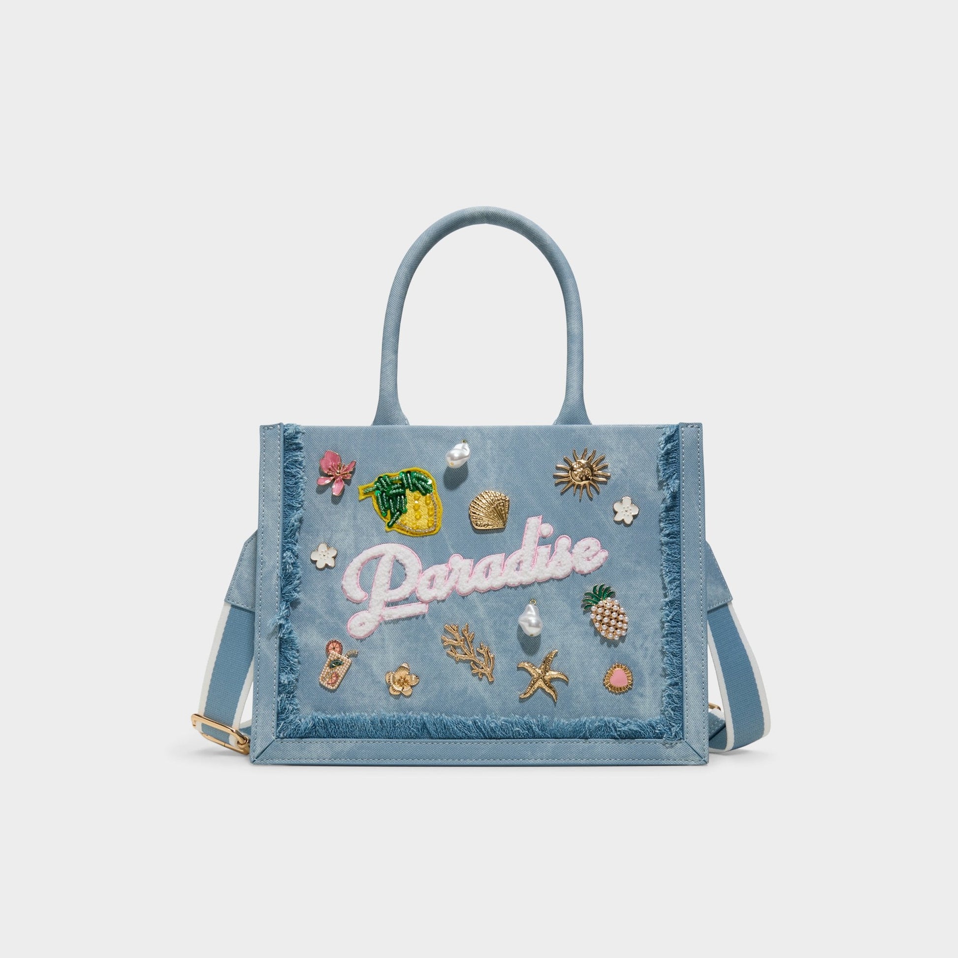 Paradisetotee in Denim - Satchel bag Aldo Denim
