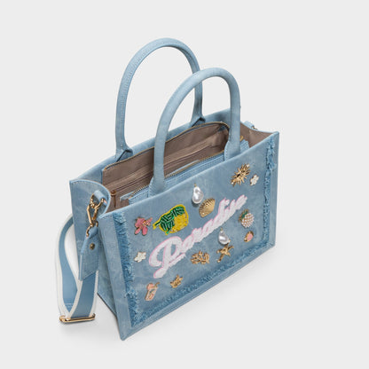 Paradisetotee in Denim - Satchel bag Aldo Denim