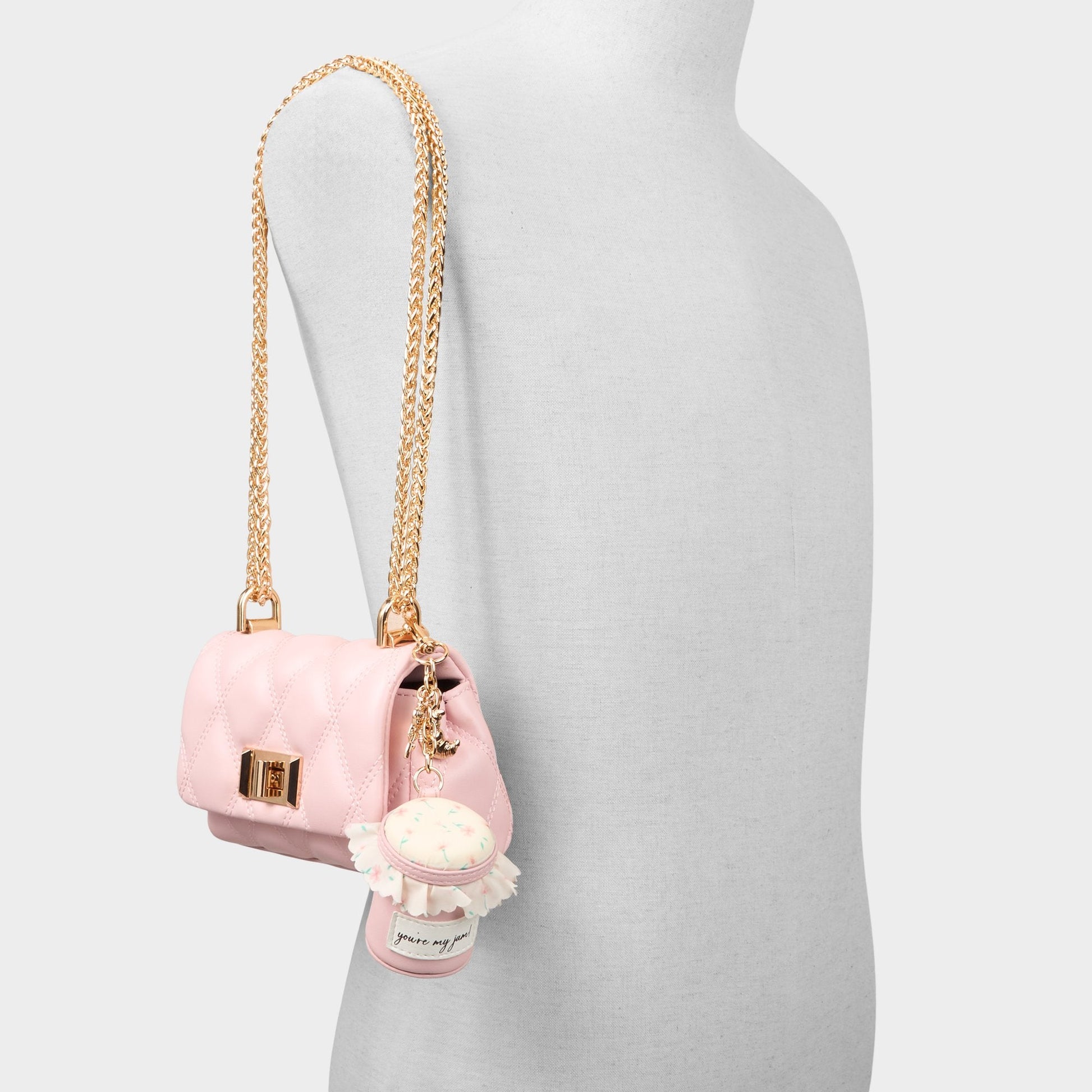 Miapinkk Light Pink Women's Crossbody Bags - Crossbody bag Aldo Light Pink