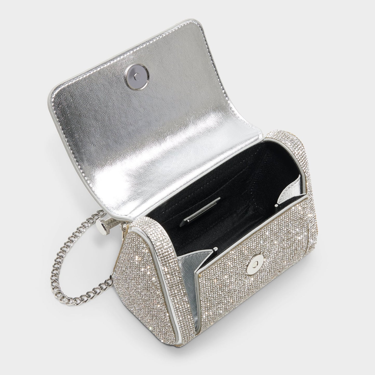 Blingchic Silver Women's Clutches & Evening bags - Top handle bag Aldo Silver