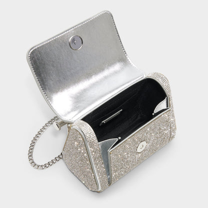 Blingchic Silver Women's Clutches & Evening bags - Top handle bag Aldo Silver