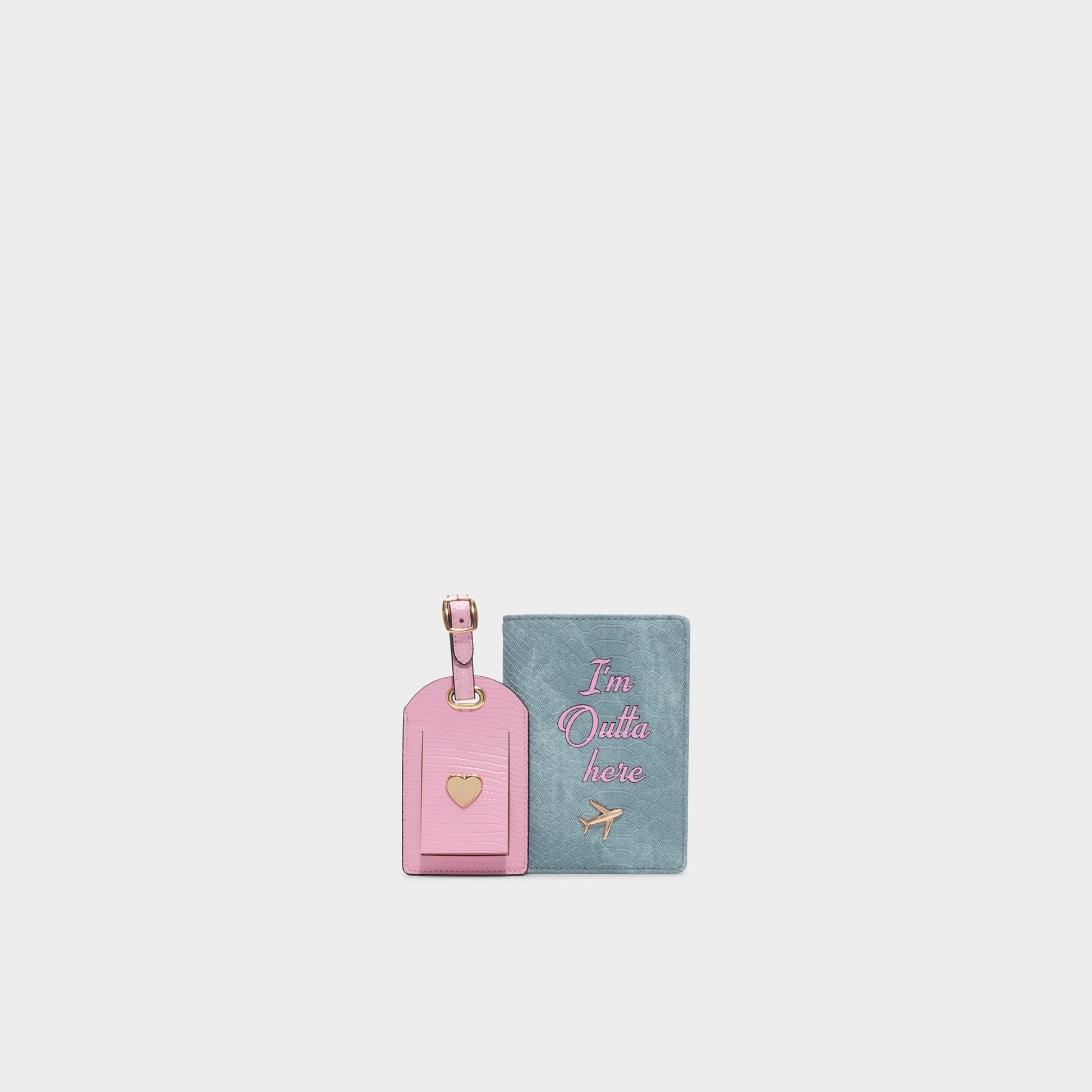Vacayonthegox Denim Women's Wallets - Luggage tag Aldo Denim